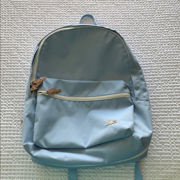 lacoste blue backpack